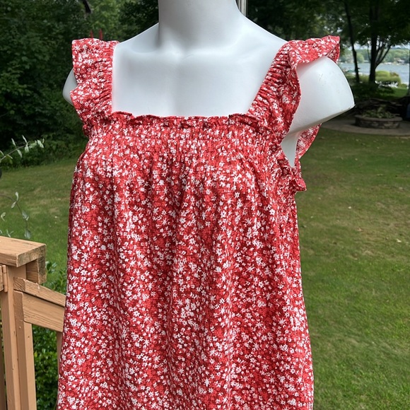 NWT babydoll boho loose fit top XL - Picture 2 of 8